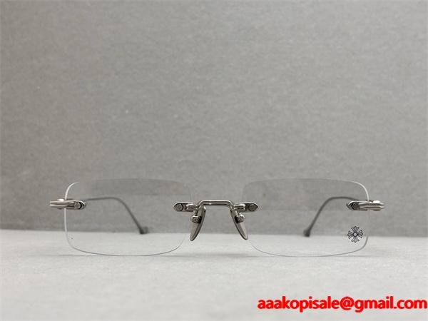 2025人気Chrome Hearts クロムハーツ眼鏡コピーメガネ　925银  size：54-21-148通販ショッピング