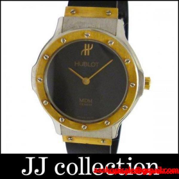 HUBLOT ウブロ レディース腕時計 クラシックコンパートメント MDM SS×YG×ラバー クオーツ ブラック文字盤 :2002687251300403:JJコレクション ヤフー店 - 通販ショッピング