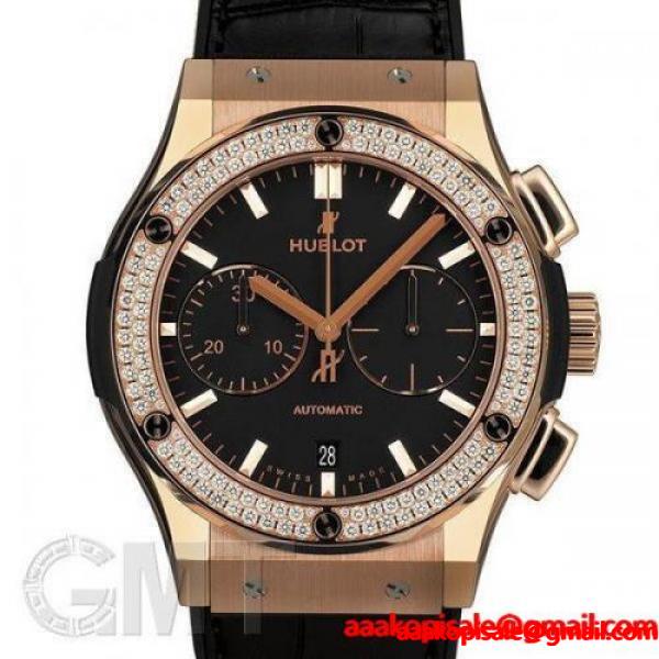HUBLOT ウブロ クラシックフュージョン クロノグラフ キングゴールド ダイヤ 521OX1181LR1104 【新品】【メンズ】 【腕時計】