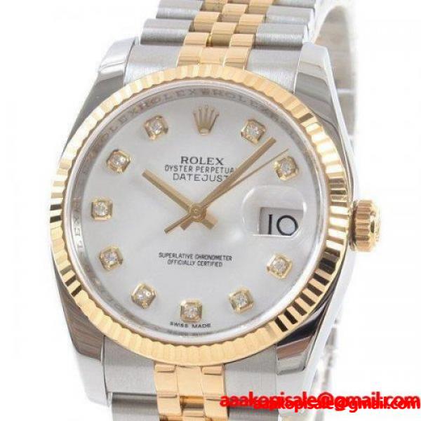 ロレックス ROLEX メンズ腕時計 オイスターパーペチュアルデイトジャスト 116233G ステンレスxイエローゴールド 通販シ