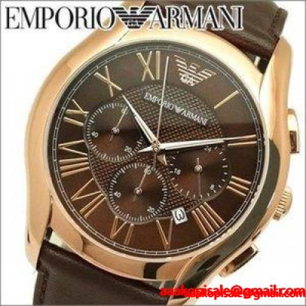 エンポリオアルマーニ/EMPORIO ARMANI　メンズ 時計　AR1701/ブラウン×ピンクゴールド/レザー :ar1701:腕時計とブランドギフトSEIKA - 通販ショッピング