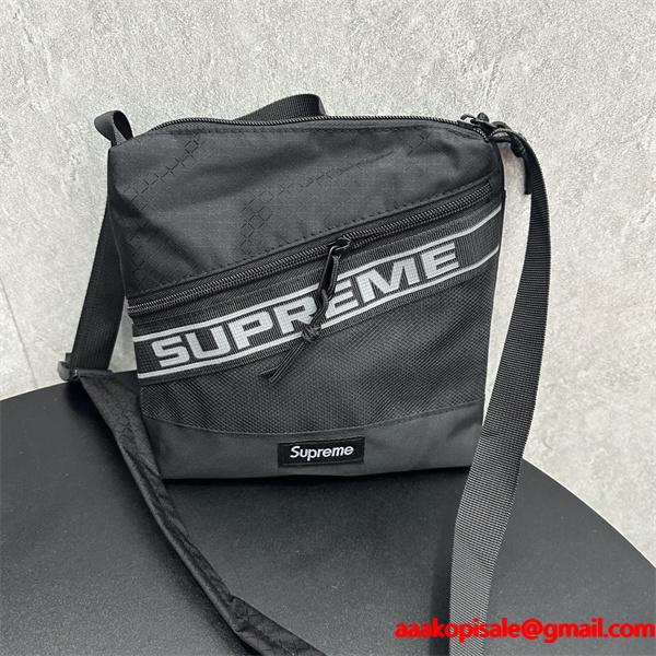 今夏入荷度高い シュプリーム ショルダーバッグ コピー 品 リュック 人気 潮流 ファション カジュアル バッグ 男女兼用 発光