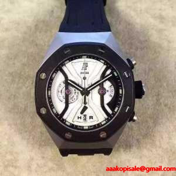 高品質 人気 2016 オーデマ ピゲ AUDEMARS PIGUET 44mm ラバー 上級ゴムテープ 男性用腕時計 多色選択可 オーデマ ピゲ AUDEMARS PIGUET ブランド コピー 激安(日本最大級)