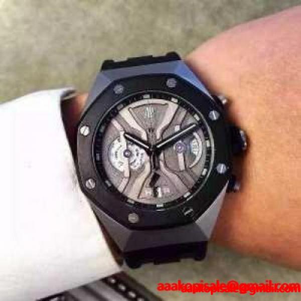 高品質 人気 2016 オーデマ ピゲ AUDEMARS PIGUET 44mm ラバー 上級ゴムテープ 男性用腕時計 多色選択可 オーデマ ピゲ AUDEMARS PIGUET ブランド コピー 激安(日本最大級)
