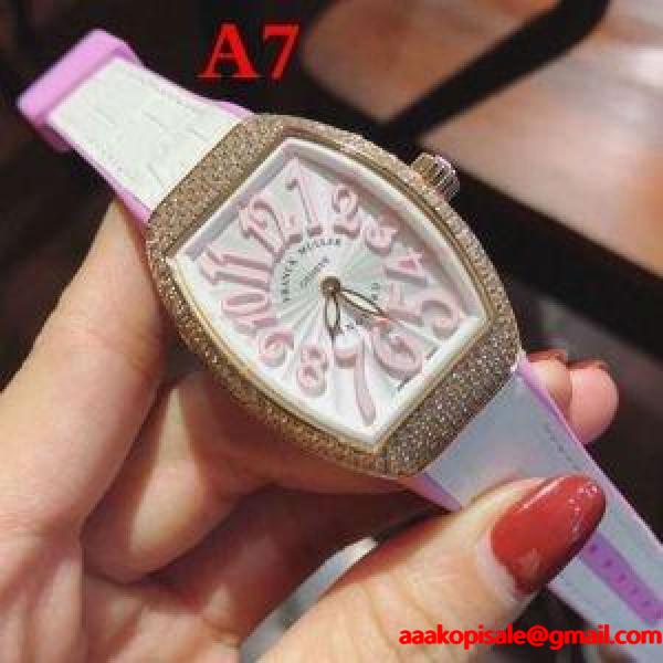 フランクミュラー 時計 コピーFRANCK MULLER品質保証新作登場合わせやすい腕時計女性用カラーバリエ豊富