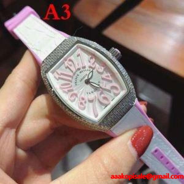 フランクミュラー 時計 コピーFRANCK MULLER品質保証新作登場合わせやすい腕時計女性用カラーバリエ豊富