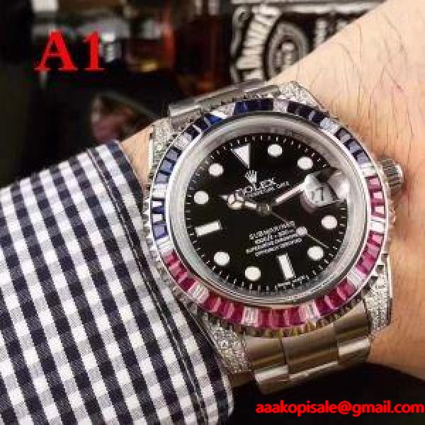 人気セールHOT2017 ロレックス ROLEX サファイヤクリスタル風防男性用腕時計4色選択可 ロレックス ROLEX ブランド コピー 激安(日本最大級)