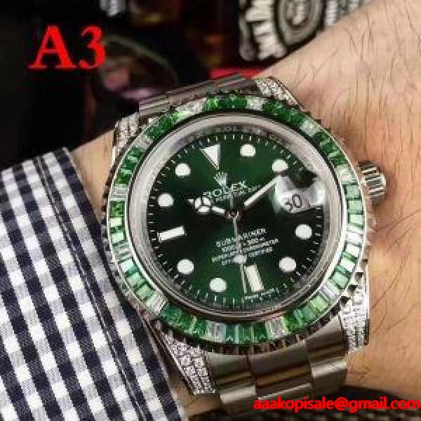 人気セールHOT2017 ロレックス ROLEX サファイヤクリスタル風防男性用腕時計4色選択可 ロレックス ROLEX ブランド コピー 激安(日本最大級)