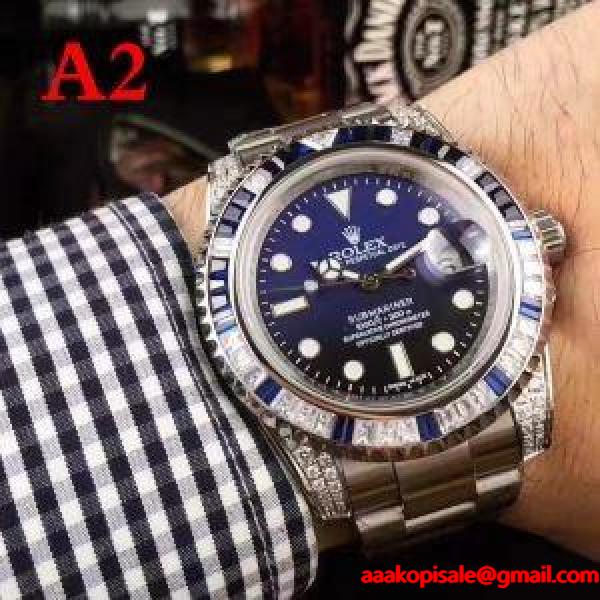 人気セールHOT2017 ロレックス ROLEX サファイヤクリスタル風防男性用腕時計4色選択可 ロレックス ROLEX ブランド コピー 激安(日本最大級)