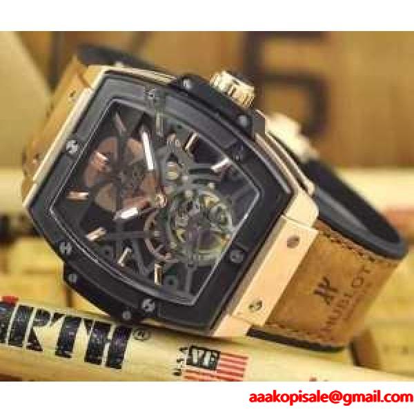 好評品ウブロ時計スーパーコピービッグバンジュネーブ HUBLOT BIGBANG 機械式 自動巻き ムーブメント 男性用腕時計 6色可選