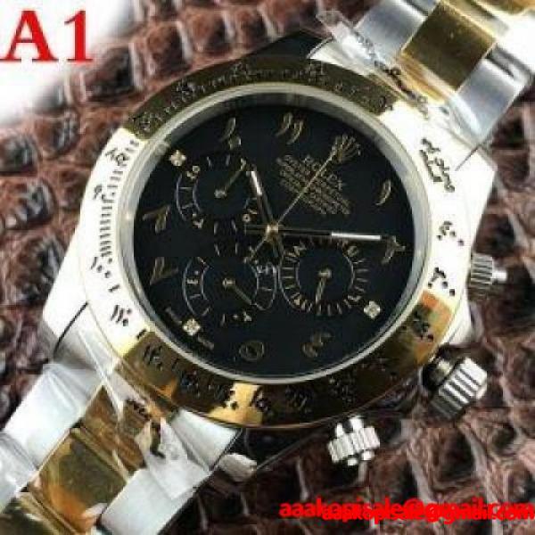 激安 ロレックス 通販ROLEX赤字超特価大人気アラビア数字可視性の高さオシャレ度アップ腕時計４色可選男性用