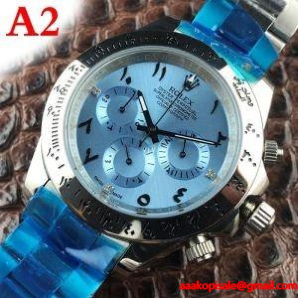 激安 ロレックス 通販ROLEX赤字超特価大人気アラビア数字可視性の高さオシャレ度アップ腕時計４色可選男性用