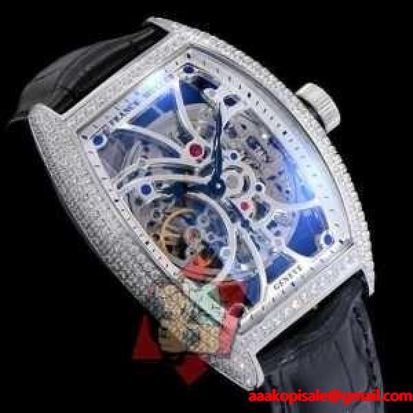 人気新品★超特価★ FRANCK MULLER 2017春夏 完売品  男性用腕時計 多色選択可 透かし彫りムーブメント フランクミュラー FRANCK MULLER ブランド コピー 激安(日本最大級)