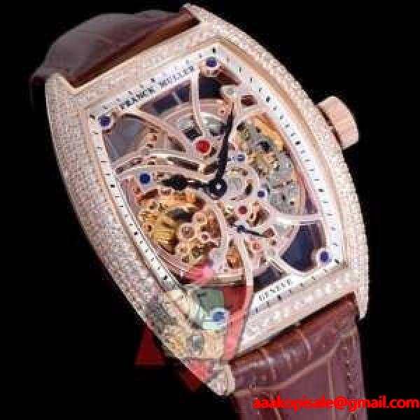 人気新品★超特価★ FRANCK MULLER 2017春夏 完売品  男性用腕時計 多色選択可 透かし彫りムーブメント フランクミュラー FRANCK MULLER ブランド コピー 激安(日本最大級)