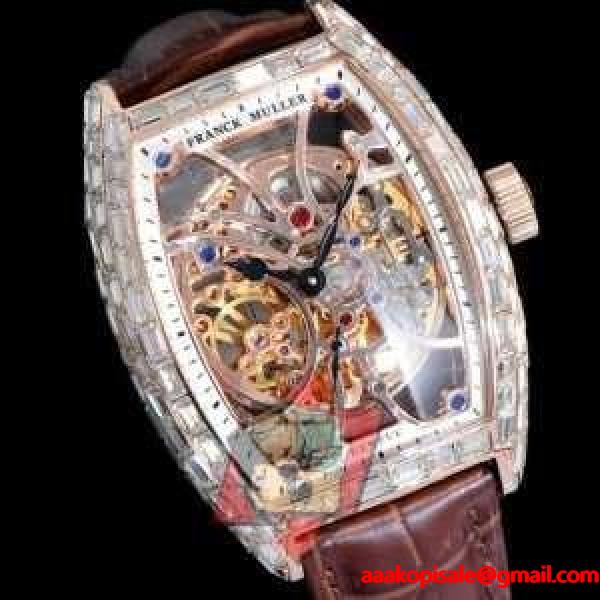 人気新品★超特価★ FRANCK MULLER 2017春夏 完売品  男性用腕時計 多色選択可 透かし彫りムーブメント フランクミュラー FRANCK MULLER ブランド コピー 激安(日本最大級)