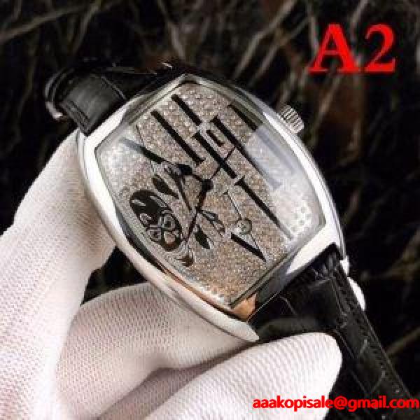 franck muller コピー品質保証新品ベーシック気軽スタンダードウォッチ女性プレゼントオススメブラックブラウン