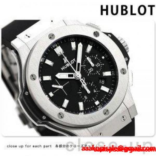 ウブロ HUBLOT ビッグバン スチール クロノグラフ 44mm 自動巻き 301SX1170RX メンズ 腕時計 ブラック :301-SX-1170-RX:腕時計のななぷれ - 通販ショッピング