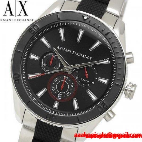 エントリーでP10倍 ARMANI EXCHANGE アルマーニ エクスチェンジ 腕時計 ウォッチ メンズ 10気圧防水 ステンレス クロノグラフ ラバー デイトカレンダー AX1813 :ax1813:腕時計 財布 バッグのCAMERON - 通販ショッピング