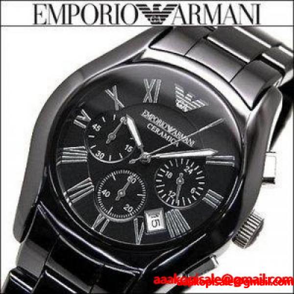 エンポリオアルマーニ/EMPORIO ARMANI セラミカ　メンズ腕時計　AR1400/オールブラックセラミック/クロノグラフ :ar1400:腕時計とブランドギフトSEIKA - 通販ショッピング