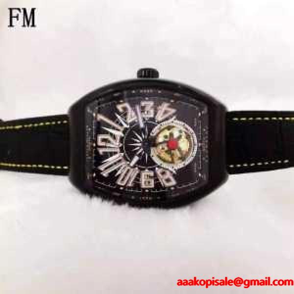 非常に希少なフランクミュラー、Franck Mullerの赤、黒、ブルーのレディース腕時計 フランクミュラー FRANCK MULLER ブランド コピー 激安(日本最大級)