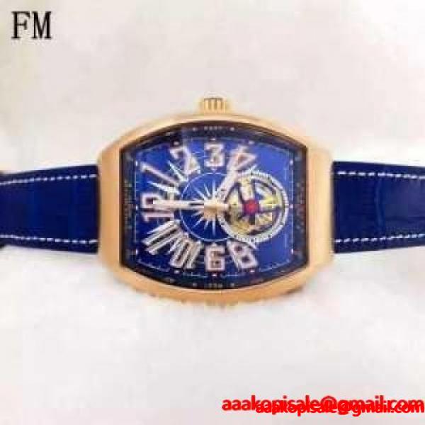 非常に希少なフランクミュラー、Franck Mullerの赤、黒、ブルーのレディース腕時計 フランクミュラー FRANCK MULLER ブランド コピー 激安(日本最大級)