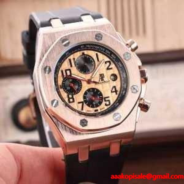 希少価値大  2016 オーデマ ピゲ AUDEMARS PIGUET ミネラルガラス 機械式（自動巻き）ムーブメント 45mm 男性用腕時計 多色選択可 オーデマ ピゲ AUDEMARS PIGUET ブランド コピー 激安(日本最大級)
