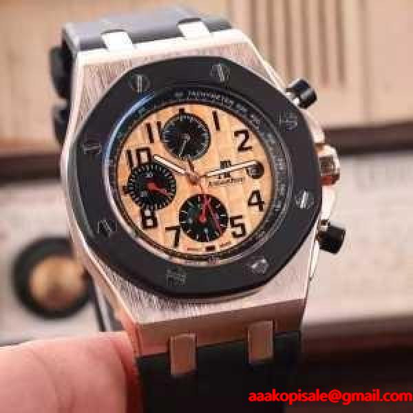 希少価値大  2016 オーデマ ピゲ AUDEMARS PIGUET ミネラルガラス 機械式（自動巻き）ムーブメント 45mm 男性用腕時計 多色選択可 オーデマ ピゲ AUDEMARS PIGUET ブランド コピー 激安(日本最大級)