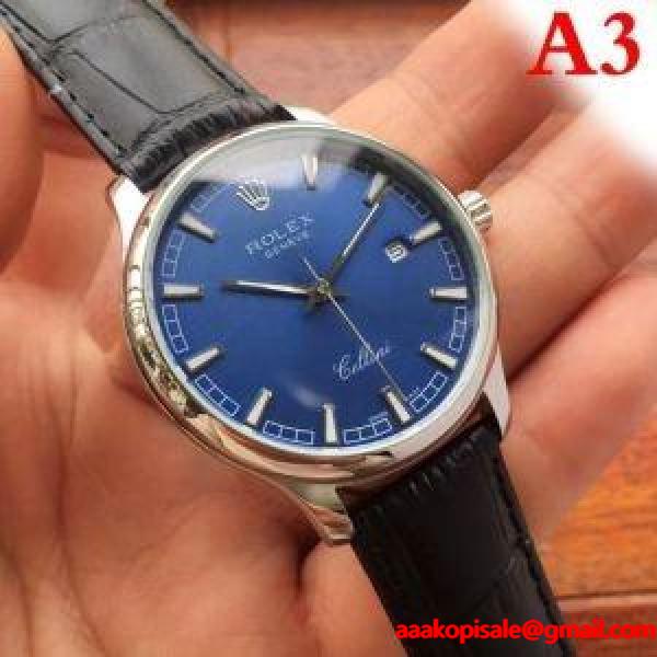 ロレックス 激安 時計ROLEX赤字超特価新品カジュアル腕時計５色可選スタイリッシュなデザイン性レザーベルト