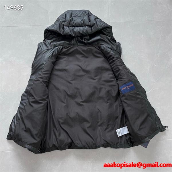 ルイ ヴィトンベストダウンコピー ふんわりまとって暖かお洒落 LOUIS VUITTON メンズ  激安(日本最大級)