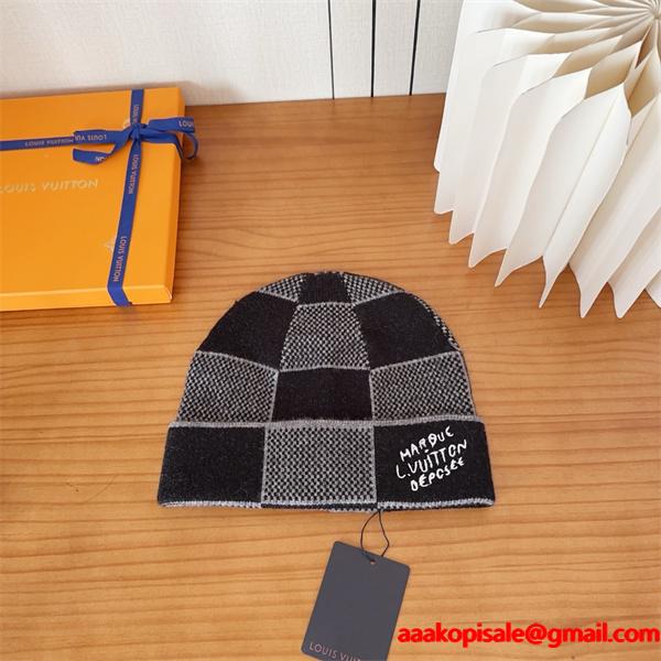 秋冬新作登場 ルイ ヴィトンニット帽コピー2025ss トレンド LOUIS VUITTON__ブランド コピー 激安(日本最大級)