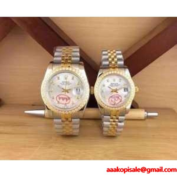 人気商品登場 2016 ロレックス ROLEX 輸入クオーツムーブメント 恋人腕時計 6色可選 ロレックス ROLEX ブランド コピー 激安(日本最大級)
