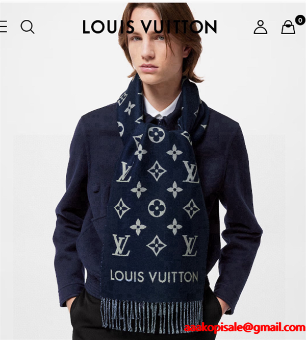 柔らかな風合い ルイ ヴィトン ロングマフラーコピーLOUIS VUITTON All About Monogram 34 x 196 ㎝ブランド コピー 激安(日本最大級)