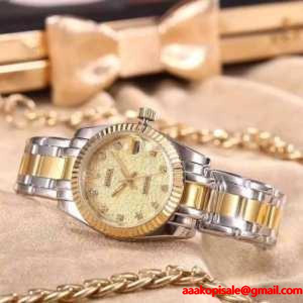 大人っぼい 2016 ロレックス ROLEX 女性用腕時計 6色可選 ロレックス ROLEX ブランド コピー 激安(日本最大級)