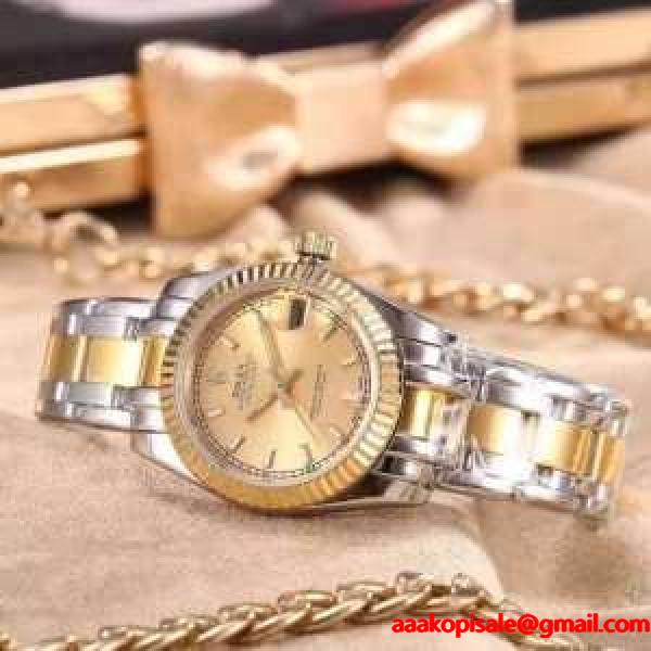 大人っぼい 2016 ロレックス ROLEX 女性用腕時計 6色可選 ロレックス ROLEX ブランド コピー 激安(日本最大級)