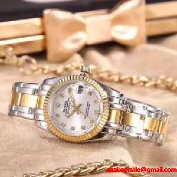 大人っぼい 2016 ロレックス ROLEX 女性用腕時計 6色可選 ロレックス ROLEX ブランド コピー 激安(日本最大級)