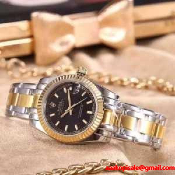 大人っぼい 2016 ロレックス ROLEX 女性用腕時計 6色可選 ロレックス ROLEX ブランド コピー 激安(日本最大級)