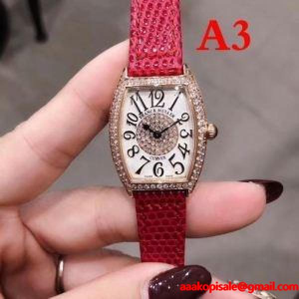 フランクミュラー コピー 激安FRANCK MULLER品質保証正規保証ファッション性カジュアル向け腕時計女性７色展開