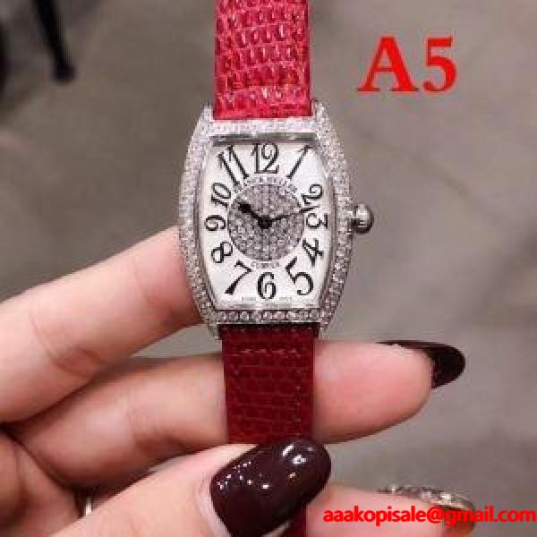 フランクミュラー コピー 激安FRANCK MULLER品質保証正規保証ファッション性カジュアル向け腕時計女性７色展開