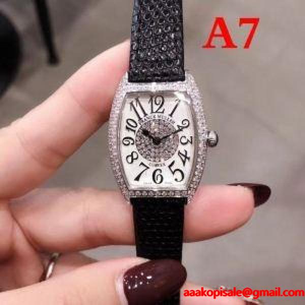 フランクミュラー コピー 激安FRANCK MULLER品質保証正規保証ファッション性カジュアル向け腕時計女性７色展開