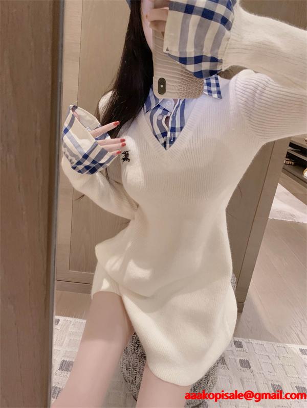 人気❤バーバリー ワンピースコピーBURBERRY  2025春夏も引き続きトレンド レディースファッション ブランド激安通販 専門店