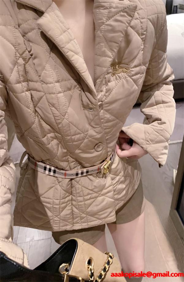BURBERRY 2025春夏も引き続き人気セール 大人可愛いスタイル バーバリー 綿入りジャケットスーパーコピーブランド激安通販 専門店