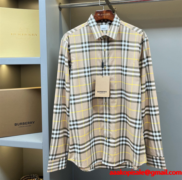 ❤ファッションの最先端  バーバリー長袖シャツコピー BURBERRY 上品でファッションブランド激安通販 専門店