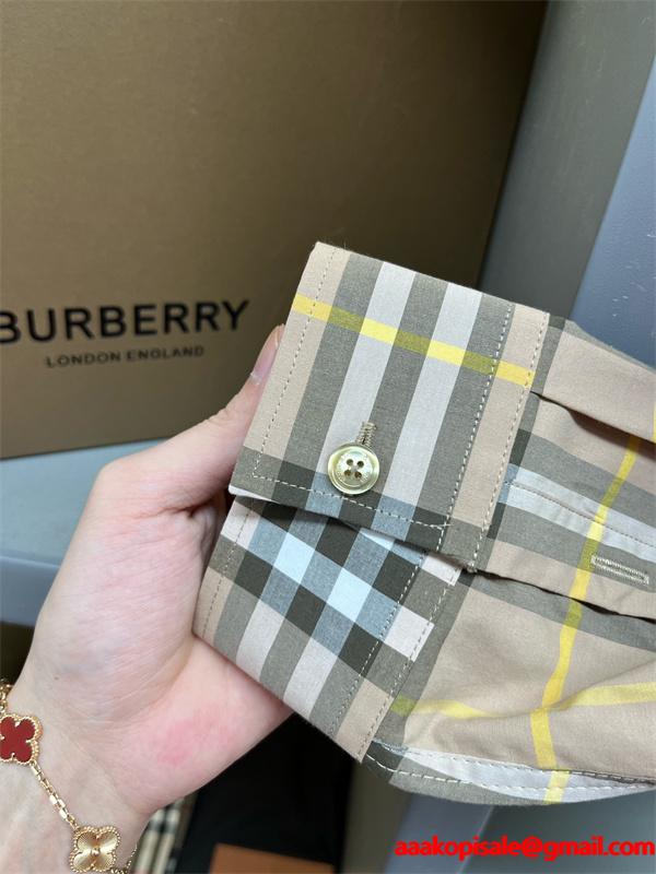 ❤ファッションの最先端  バーバリー長袖シャツコピー BURBERRY 上品でファッションブランド激安通販 専門店