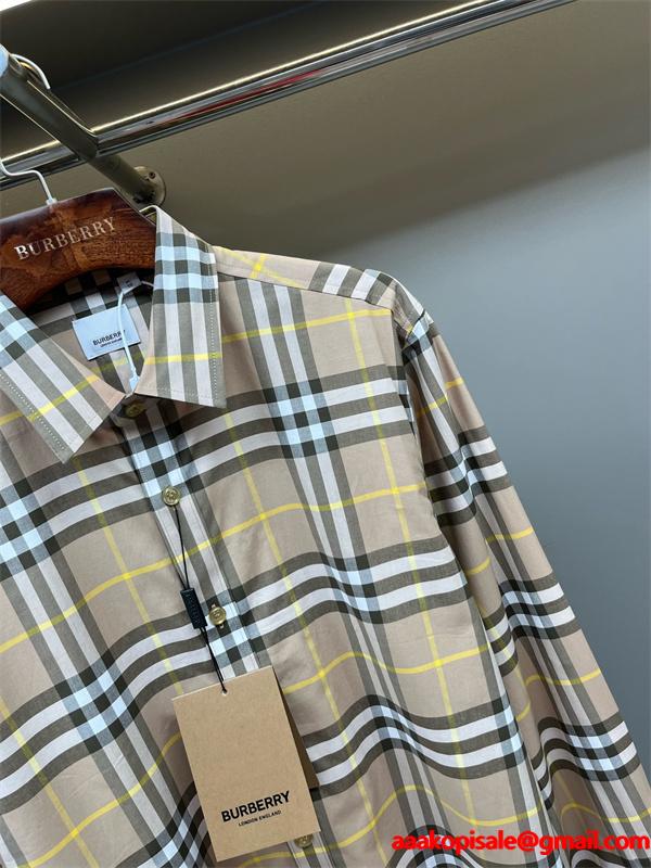 ❤ファッションの最先端  バーバリー長袖シャツコピー BURBERRY 上品でファッションブランド激安通販 専門店