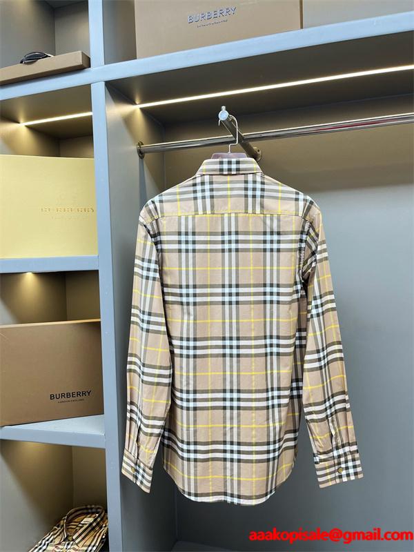 ❤ファッションの最先端  バーバリー長袖シャツコピー BURBERRY 上品でファッションブランド激安通販 専門店