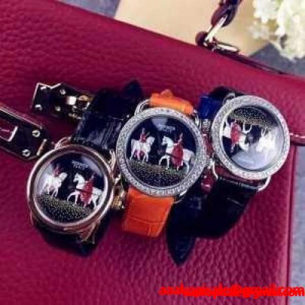 2016 重宝するアイテム HERMES エルメス ダイヤベゼル 女性用腕時計 多色選択可_エルメス HERMES_ブランド コピー 激安(日本最大級)