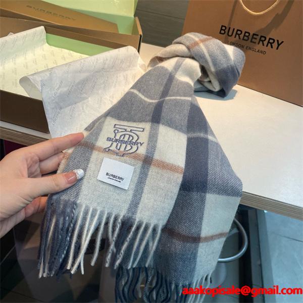 ❤秋冬 2025 人気が爆発 BURBERRY バーバリー マフラーコピー 美品 おしゃれな チェック柄ブランド激安通販 専門店