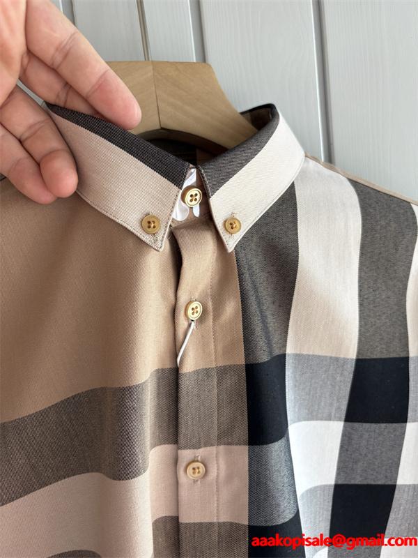 2025秋冬 美品 BURBERRY バーバリー  長袖シャツ  スーパーコピーブランド激安通販 専門店