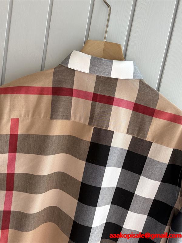 2025秋冬 美品 BURBERRY バーバリー  長袖シャツ  スーパーコピーブランド激安通販 専門店