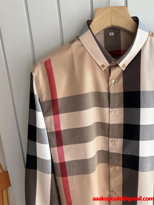 2025秋冬 美品 BURBERRY バーバリー  長袖シャツ  スーパーコピーブランド激安通販 専門店